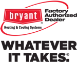 Bryant Factory Authorized Dealer emblem
